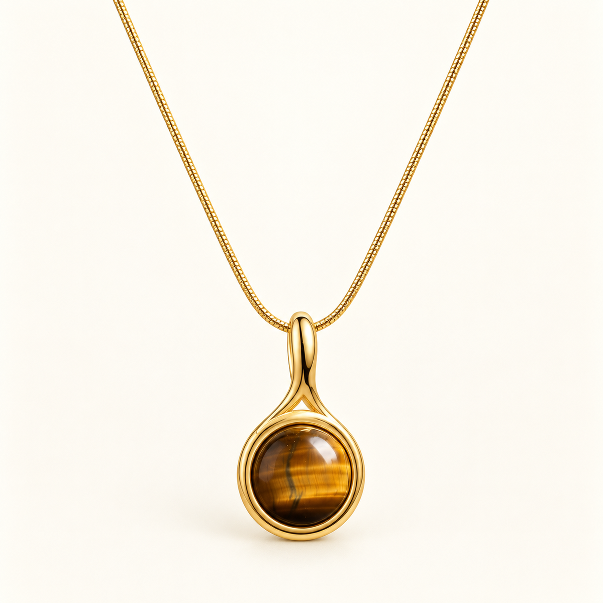 Tiger Eye Stone Pendant
