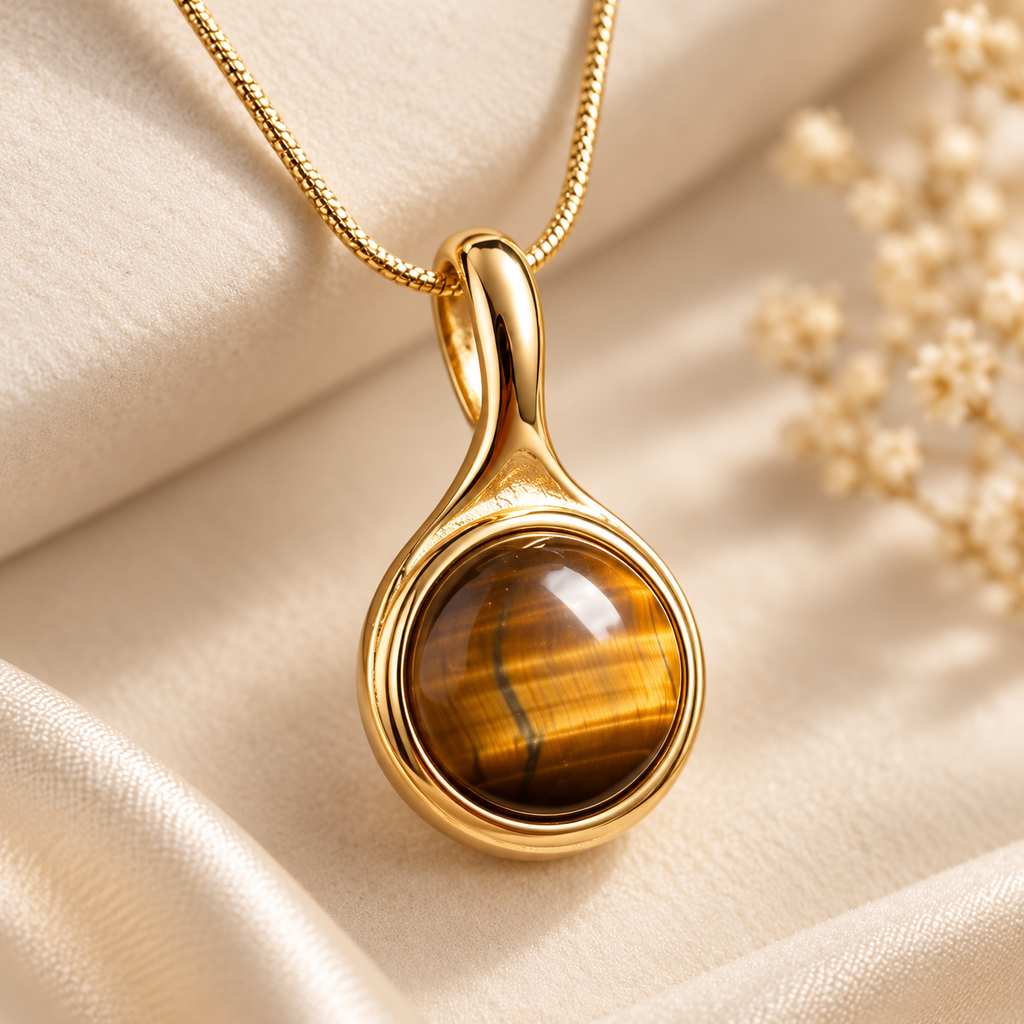 Tiger Eye Stone Pendant