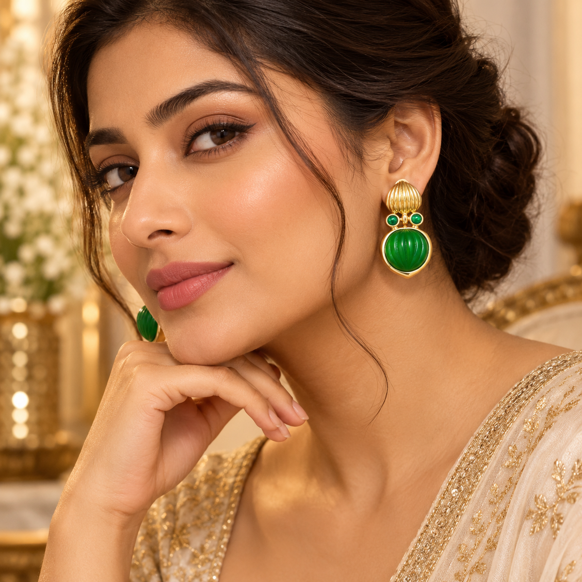 Emerald Earrings